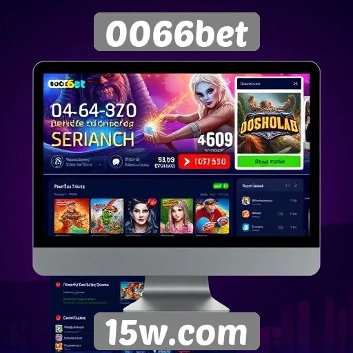 Análise da interface do usuário do site 0066bet